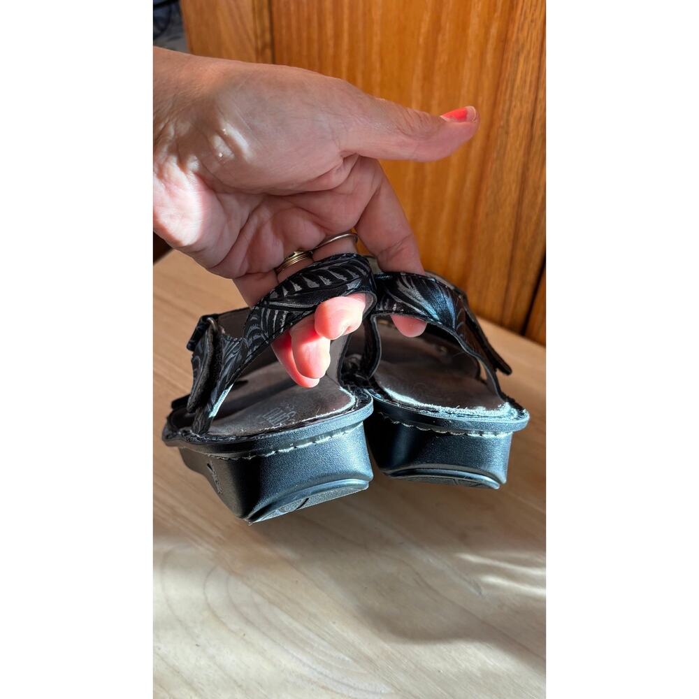 Alegria Camille comfort arch support leather Sandals shoes - Picture 8 of 11